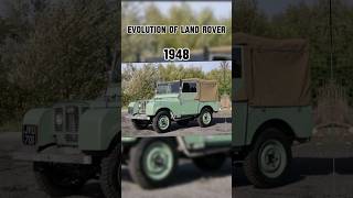 Evolution of Land Rover 1948 to 2024 shorts evolution youtubeshorts [upl. by Proctor]