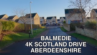 Balmedie  Aberdeenshire Scotland 4K Drive [upl. by Carthy]