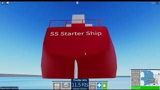 ship lane roblox game  no mic audio only game audio [upl. by Asiela]