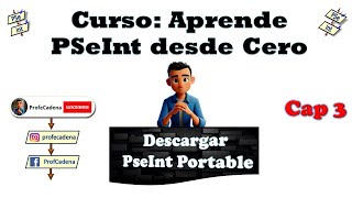 Curso Completo Descargar PseInt Portable 3 [upl. by Anidnamra358]