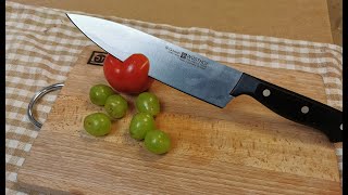 Chefs knife sharpening  Szakácskés élezés Wüsthof Gourmet [upl. by Alikee]