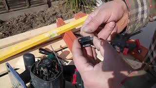 How to change carbon brushes in a circular saw PARKSIDE PHKS 1450 LASER [upl. by Siurad]