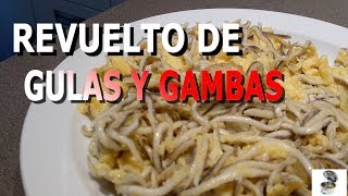 Revuelto de gulas y gambas  Freidoras Silvercrest Lidl Turbo cecofry 4d [upl. by Hallock]