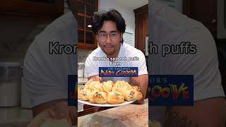 Kronk’s Spinach Puffs from Emperors New Groove 🦙🕺💃 food cooking [upl. by Mohkos]