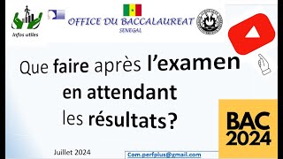 Que faire après l’examen en attendant les résultats [upl. by Barry]