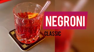 How to make Negroni Cocktail at home  easy recipe negroni cocktailrecipe bartender [upl. by Arihay260]