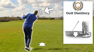 How to Hit Golf Shots from a DOWNHILL LIE  DOWNSLOPE [upl. by Ayad152]