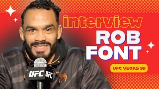 Rob Font doesn’t want a bloody war with Kyler Phillips but will do it if he needs to prove himself [upl. by Ayimat]