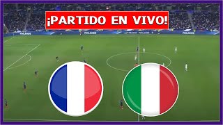 🔴FRANCIA VS ITALIA EN VIVO ⚽JUEGA KYLIAN MBAPPE🐢  UEFA NATIONS LEAGUE  LA SECTA DEPORTIVA [upl. by Joela891]