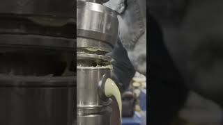 Lubricating The Pin Joint On A Thick Rotor Head pump repair mechanic [upl. by Tigirb]