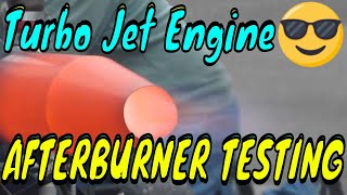 Jet Engine Afterburner Testing Building DIY Gas Turbine engine [upl. by Schaaff]