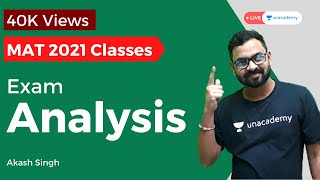 Check out our latest offerings  httpsbitlyCATWhatsnew MAT 2020  Exam Analysis by Akash Singh [upl. by Jules]