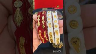 New Stylish Shakha Pola Design 2024♥️ Latest Jewellery Collection  Wedding Shakha Pola Bangles [upl. by Akcemat]