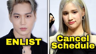 Huening Bahiyyih not attending Kep1er’s showcase amp EXO‘s Kai enlisting in army kpop [upl. by Marlea921]