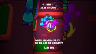 Which brawler can kill the big bot the quickest Part Two brawlstars primalcsmgaming [upl. by Black]