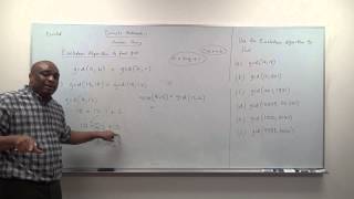 Finding the GCD of two numbers using Euclidean Algorithm  Part 1 [upl. by Nahtanaoj342]