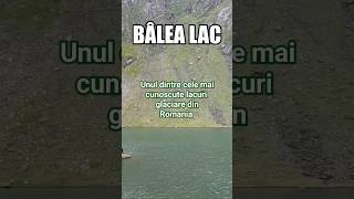 Lacul Bâlea  unul dintre cele mai cunoscute lacuri glaciare din România [upl. by Cristiano]