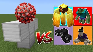 Coronavirus Golem vs Minecraft [upl. by Knapp]