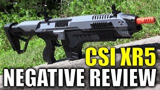 Airsoft Review of The CSI STAR XR5  A Negative Airsoft Review [upl. by Ken459]