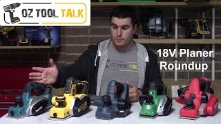 18V Planer Comparison  Dewalt Makita Milwaukee Bosch Hitachi [upl. by Ykvir780]