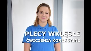 PLECY WKLĘSŁE  Ćwiczenia korekcyjne wad postawy [upl. by Aihppa]