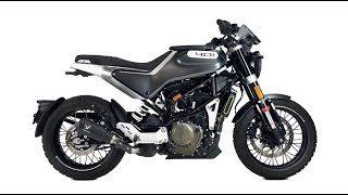 Sound IXRACE Exhaust Husqvarna Svartpilen 401 [upl. by Lamprey]