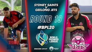 BPL20  Round 19  Sydney Saints vs Geelong Jets [upl. by Ramej]