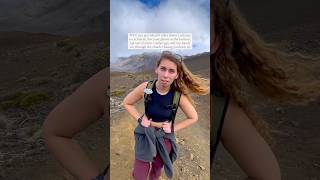 A ROUGH first hike in Hawaii😅🌋 hikingadventures haleakala hikingtrip [upl. by Strage]