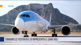 Palermo Tornano le festività e si ripresenta il caro voli [upl. by Atims734]