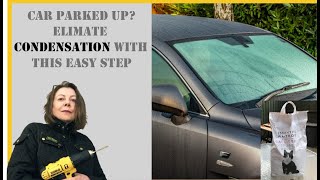 The easy way to stop condensation from forming inside your car and on the windows quick [upl. by Eemak]