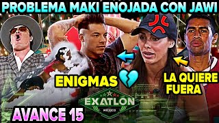 💥MACKY SE ENOJA CON JAWY JUEGO POR LOS ENIGMAS⭐ PATO VS MACKY cap14 avance 15 Exatlón México 2023 [upl. by Nnylarej]