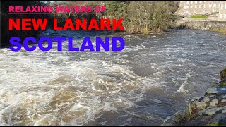 River Clyde Slow Motion New Lanark [upl. by Ariaec]