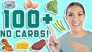 ZERO CARB Food List 2022 Best No Carb Foods to Lose Weight on KETO [upl. by Mayfield983]