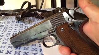 STAR Model quotPquot 45 ACP Pistol Review and Field Strip Disassembly and ReAssembly [upl. by Dilan981]