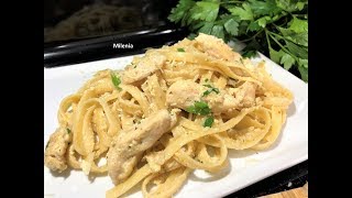 ПАСТА Альфредо с курицей феттучини  Вкуснейшее Ресторанное блюдо по домашнему [upl. by Wickner]