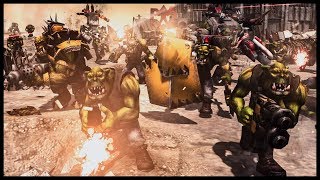 HUGE Ork Army Charge Warhammer 40k Mod [upl. by Libre176]