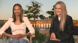 Nicole Kidman and Zoe Saldana SPILL on RealLife Friendship and Lioness Season 2 Exclusive [upl. by Alithea]