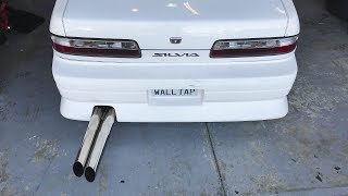 RICER EXHAUST FOR THE S13 [upl. by Coussoule]