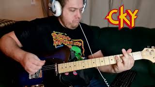 CKY  Disengage the Simulator  Guitar Cover [upl. by Columba41]