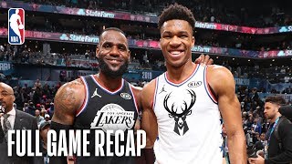 TEAM LEBRON vs TEAM GIANNIS  2019 NBA AllStar Game  February 17 2019 [upl. by Hahcim]