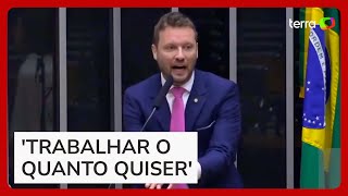 Escala 6x1 deputado do PL critica projeto e diz que Brasil deve adotar modelo de trabalho americano [upl. by Harifaz]