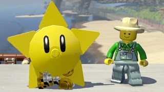 LEGO City Undercover Switch  All 5 Mario Super Star and  Block Locations Nintendo Easter Eggs [upl. by Chemosh]