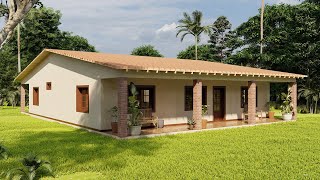 CASA CAMPESTRE DE 13 X 19 METROS [upl. by Galatia]