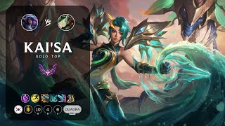 KaiSa Top vs Riven  KR Master Patch 135 [upl. by Arraes]