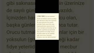 Bakara süresi 183184 [upl. by Oirevas]