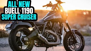 Brand New Buell 1190cc Super Cruiser Coming [upl. by Aiuqram290]