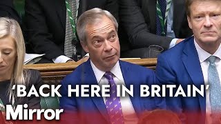 Nigel Farage brutally mocked for rare appearance at PMQs [upl. by Myrna]