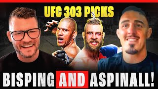 BISPING interviews TOM ASPINALL UFC 303 Picks  UFC Manchester Breakdown [upl. by Gitel790]