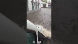 Inondations dues à de fortes pluies à Chiclana de la Frontera province de Cadix Espagne 🇪🇸 [upl. by Ecinehs]