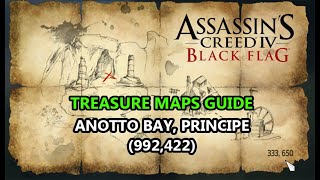 Assassins Creed IV Black Flag  Treasure map Anotto Bay Principe 992422 [upl. by Ahdar]